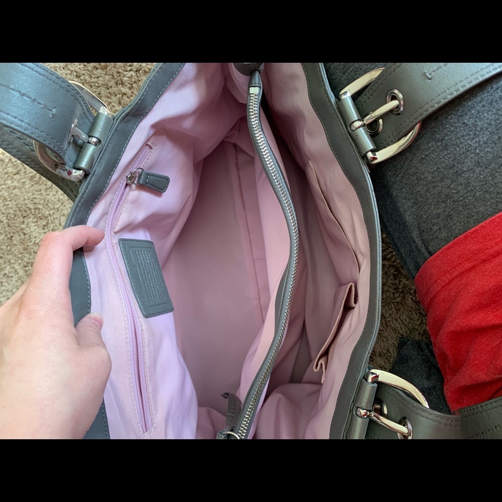 Coach soho leather pleated bag - Picture 3 of 4